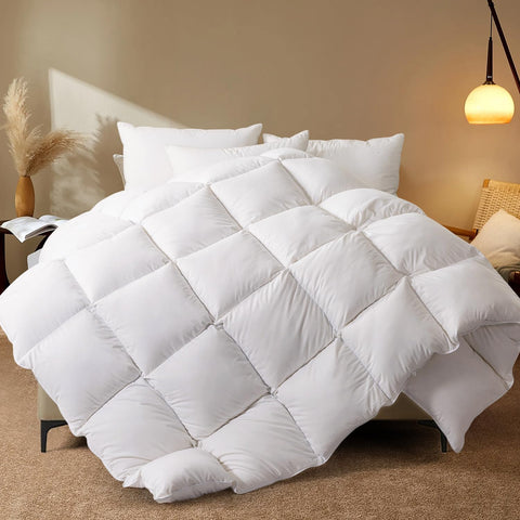 Feather Comforter, Filled with Feather and Down Fiber