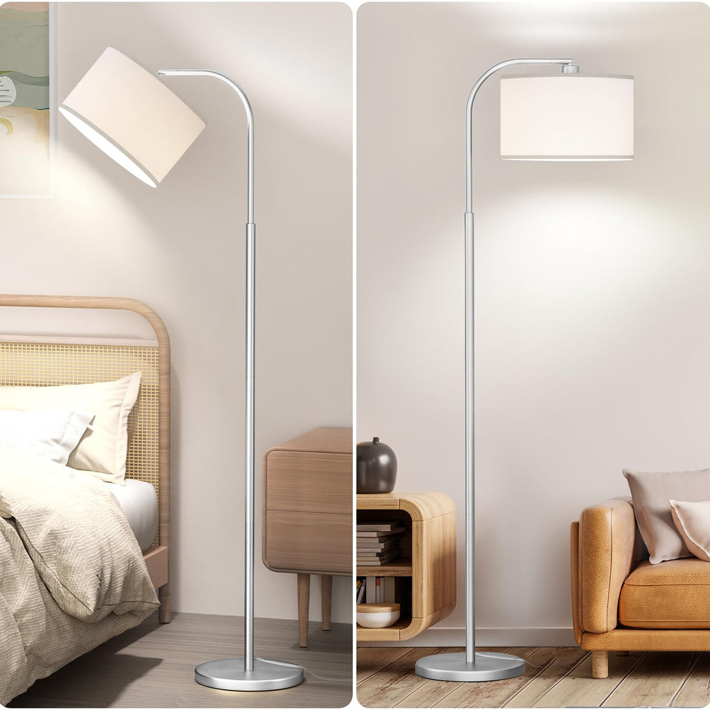 Silver Floor Lamp, Arc Floor Lamps