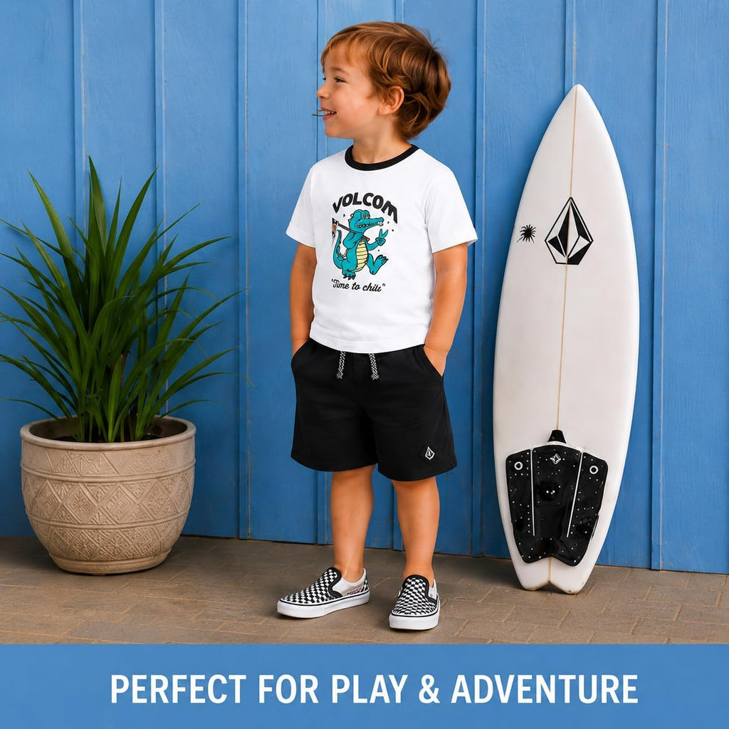 Baby Boys Piece Graphic Tees & Pull-On Shorts Set for Active Play