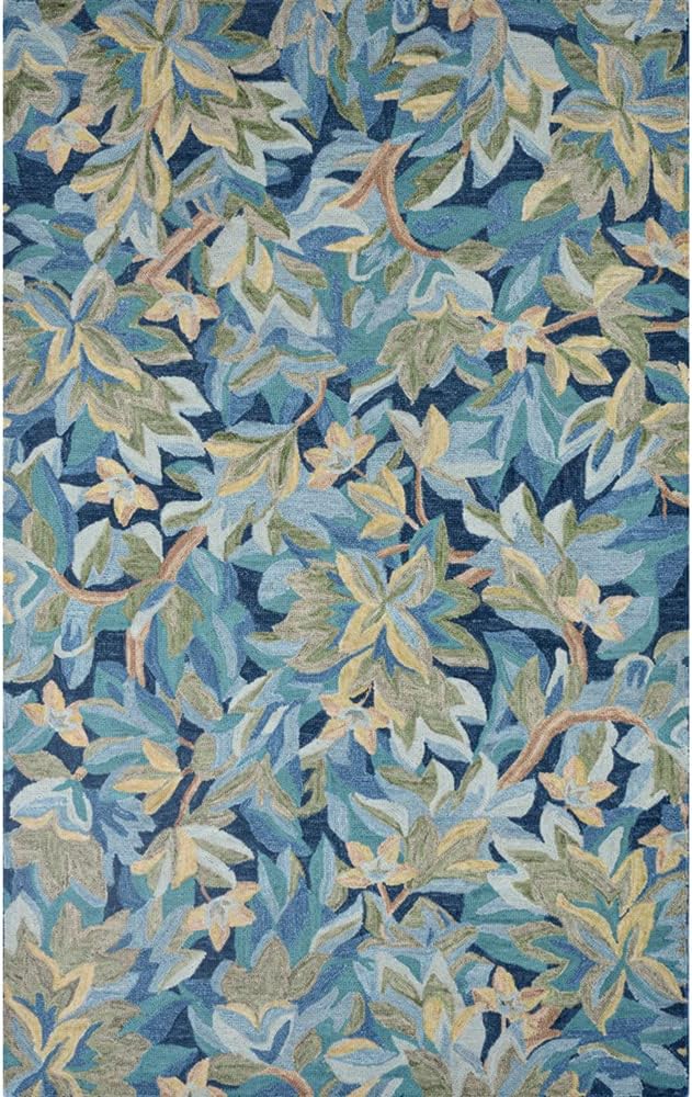 Avalonian Wool Area Rug 8' X 10' Blue