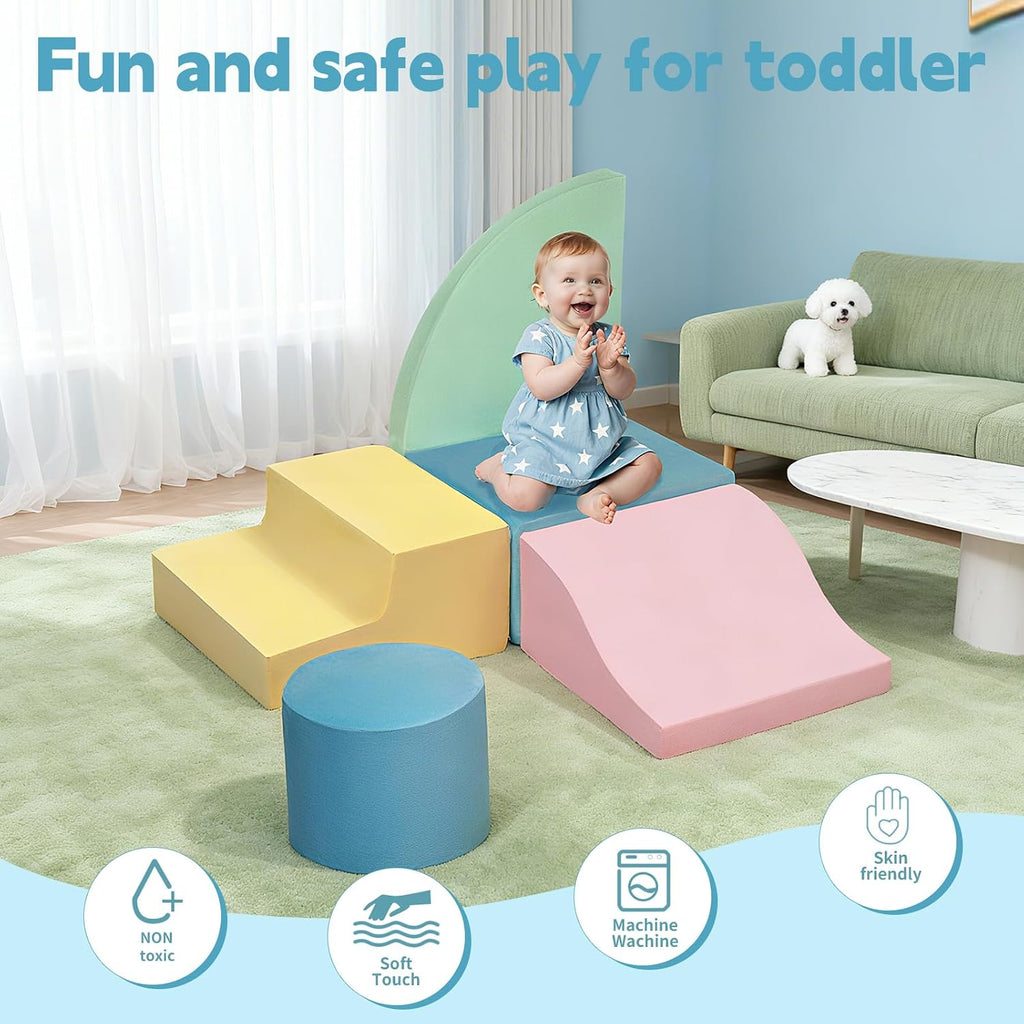 Climbing Toys for 1 Year Old, Baby Foam Climbing Blocks Indoor