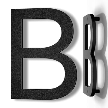 10 Inch Black House Numbers for Outside, Large Address Numbers (B)