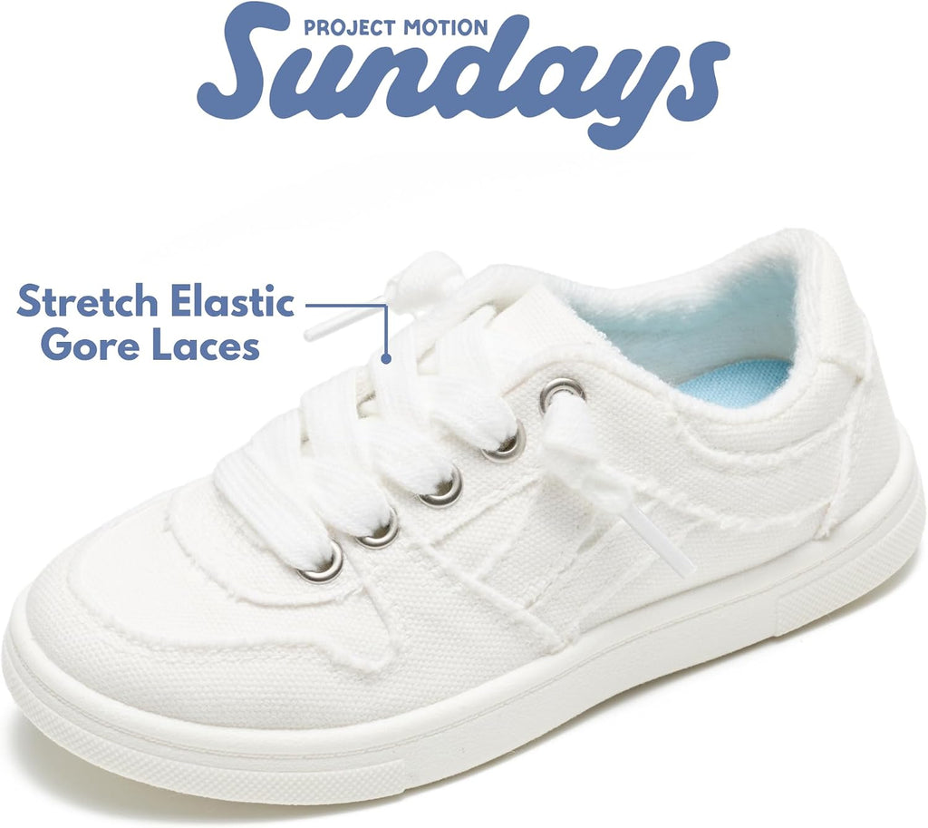 Sundays Girls Sneakers Non-Slip Canvas Girls Shoes Comfort Kids Footwear