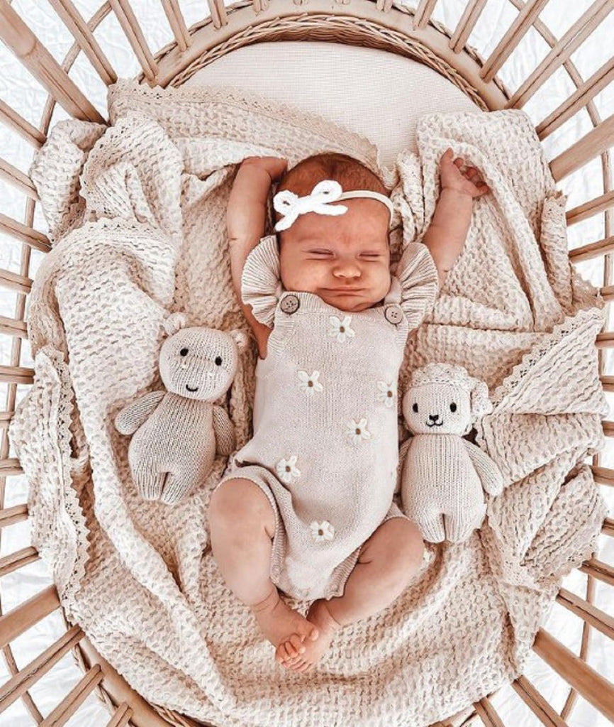Girl Summer Sleeveless Knit Sweater Romper