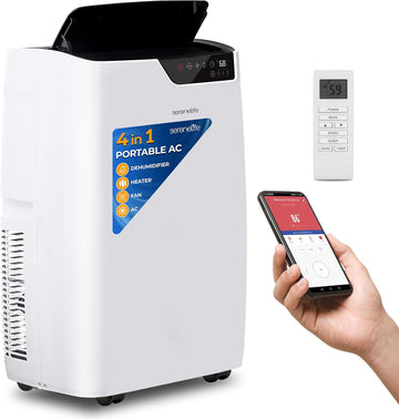 Portable Air Conditioner 12000 BTU - 4-in-1 with Heating