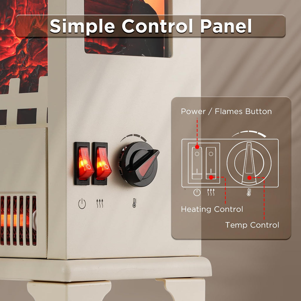 Suburbs TS17Q Infrared Electric Fireplace Stove