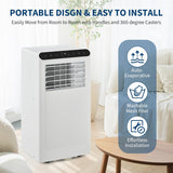 2025 New Model Portable Air Conditioner, 8000 BTU Air Conditioner Cool Up to 350 Sq.Ft, 3-in-1 AC Unit, Dehumidifier
