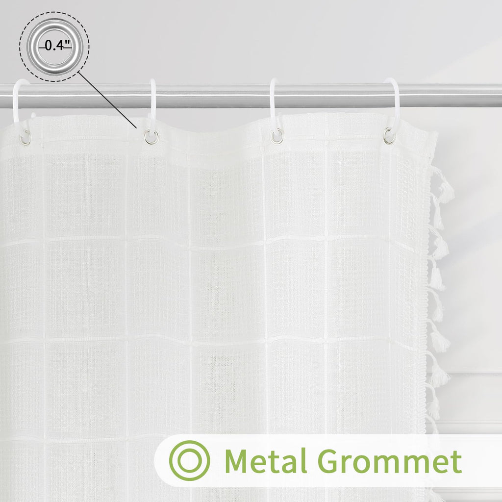 Small Stall Boho Farmhouse Shower Curtain 36x72