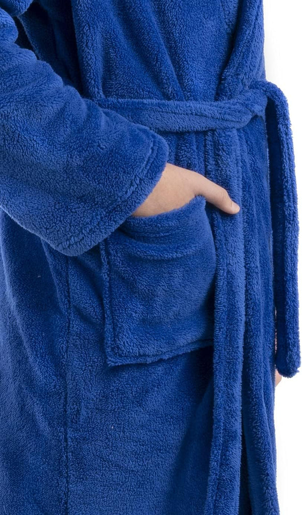 Girls Kids Microfiber Fleece Shawl Robe