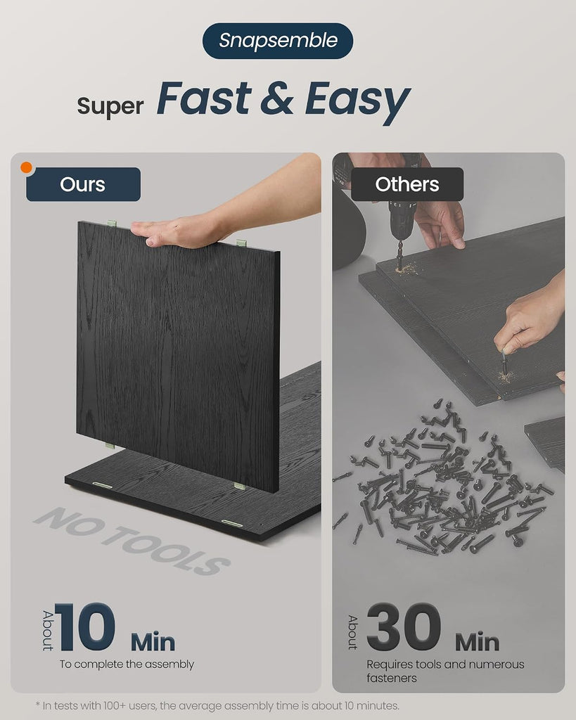 Cat Litter Box Enclosure, Snapsemble Superfast Assembly