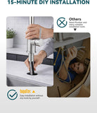 Kitchen Faucet with Pull Down Sprayer, Single Handle High Arc Kitchen Sink Faucet