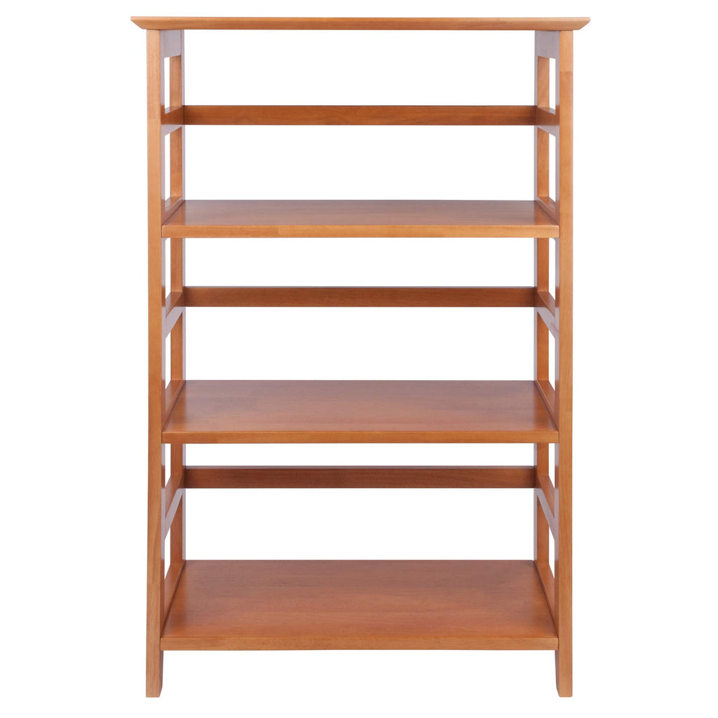 Studio 3-Tier Bookshelf, Honey Pine, 42"