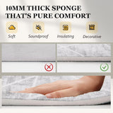 Vamcheer Modern Area Rug 5x7 - Upgraded 10mm Thick Sponge for Exceptional Comfort