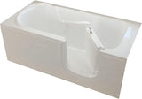 MTSI3060RWS Step In 30 by 60 by 22-Inch Soaker Bathtub Spa Right Side Door, White