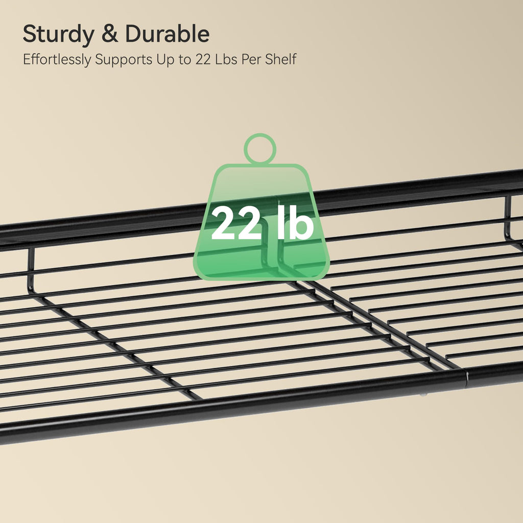 Shoe Rack for Closet, 4 Tier Shoe Organizer, Shoe Shelf with Storage Shelves and Spacious Top, Max Holds 16 of