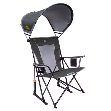 Sunshade Rocker Outdoor Rocking Chair with Canopy