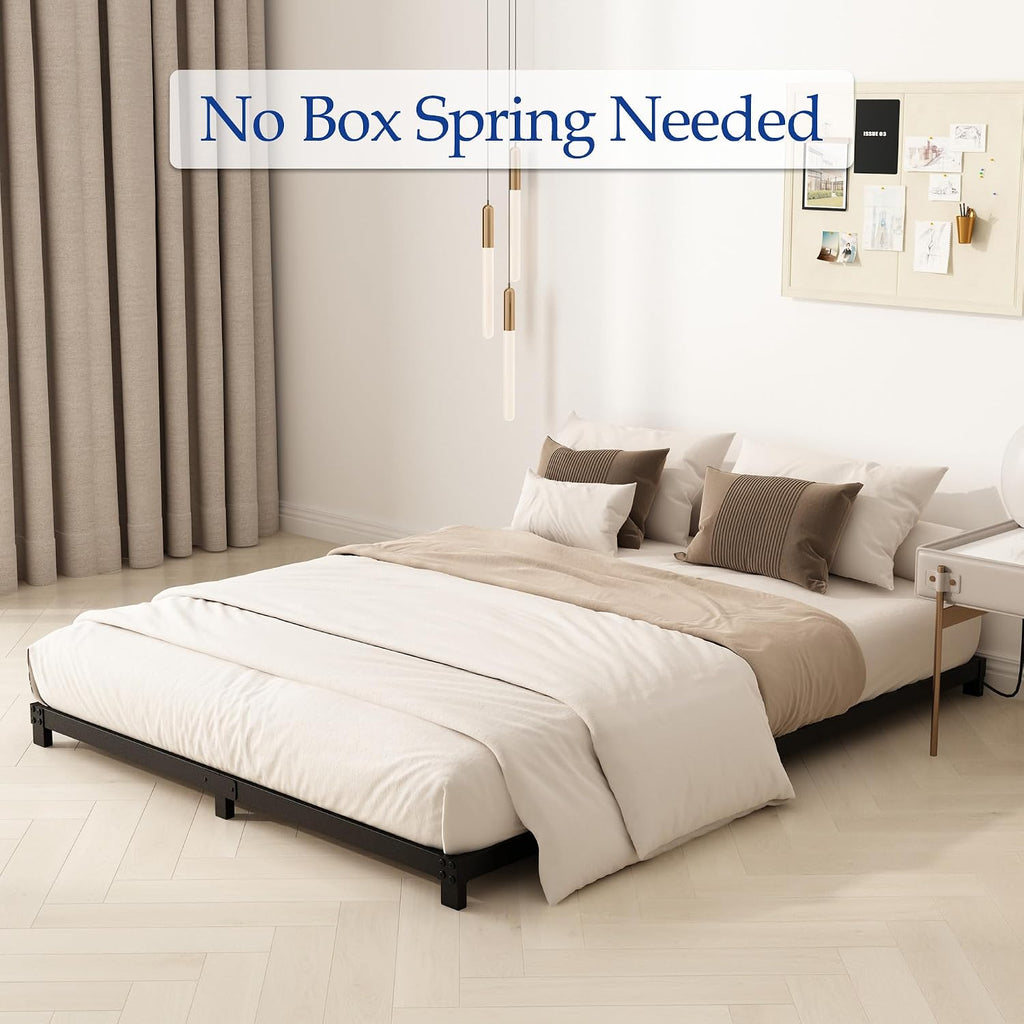 4 Inch Bed Frame, Low Profile Bed Frame