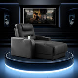 Home Theater Seating Oversized Recliner Chair Faux Leather Recliner Sofa Comfy Home Theater Chairs Power Loveseat