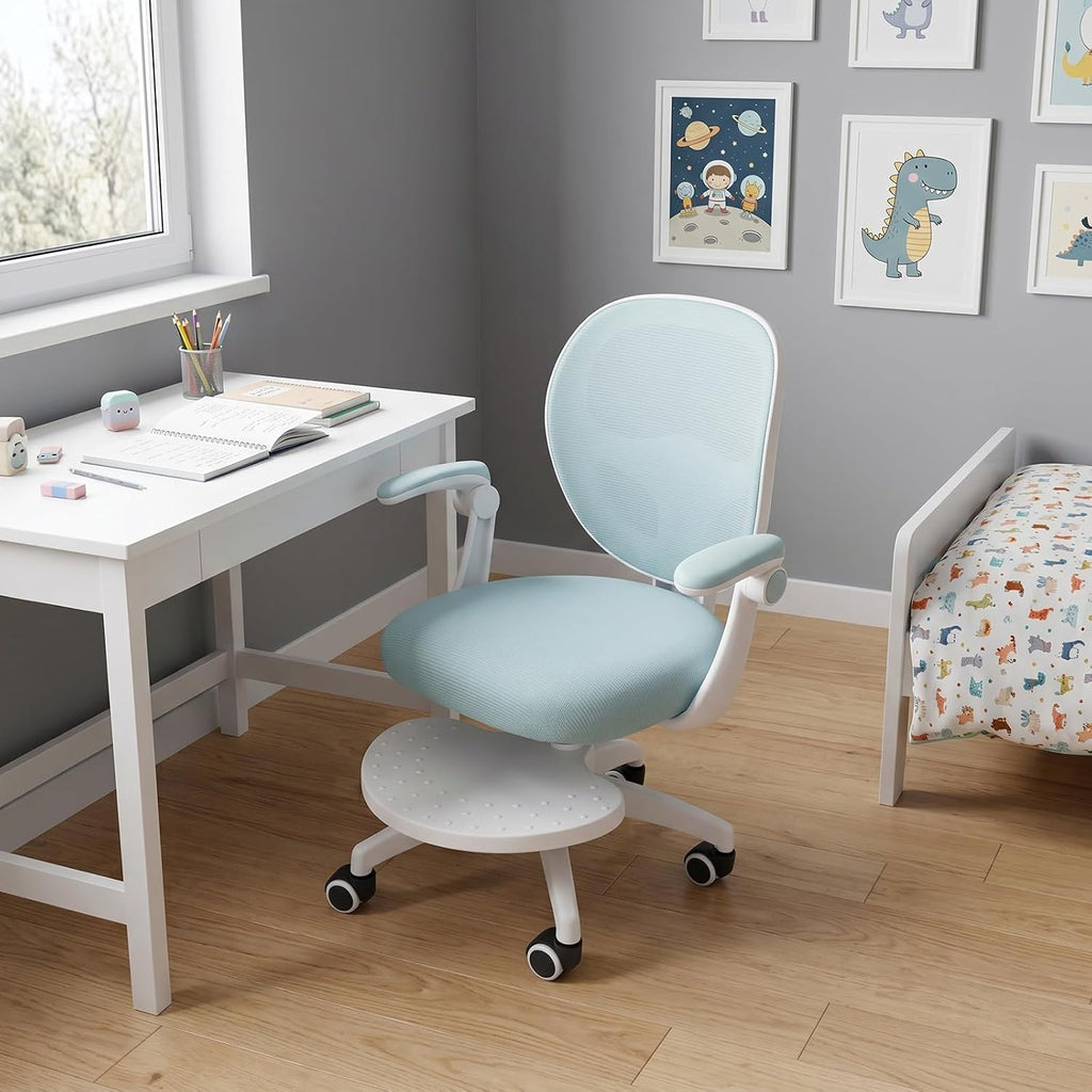 Kids Desk Chair, Height‐Adjustable Children Study Chair, Blue