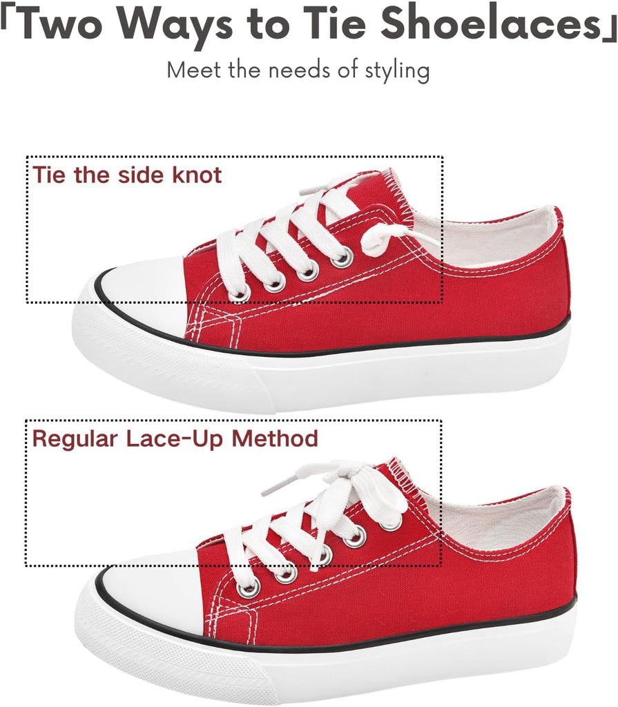 Kids' Canvas Shoes,Toddler Boys Girls Low Top Sneakers