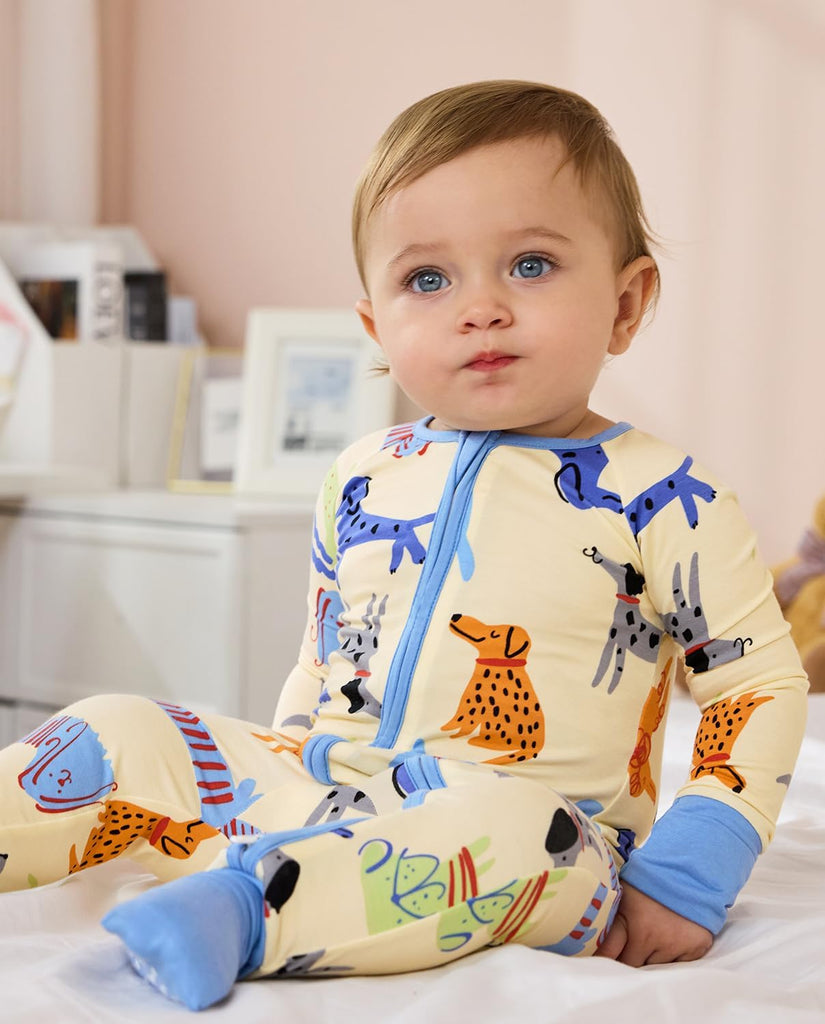Viscose Baby Footie Pajama, Zipper Sleeper Boys Girls