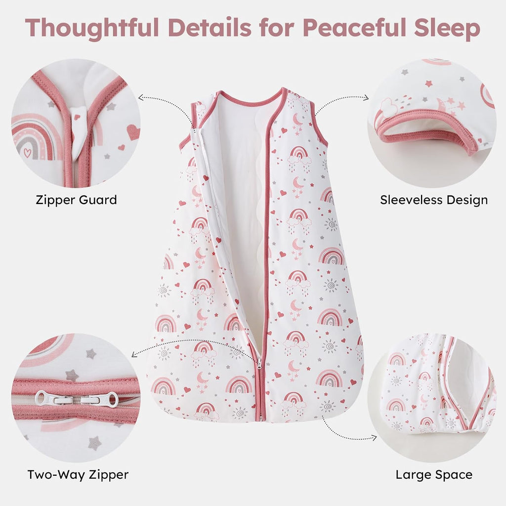Sleep Sack 2.5 TOG Winter Cotton Wearable Blanket with Way Zipper, Warm Soft Sleeping Bag