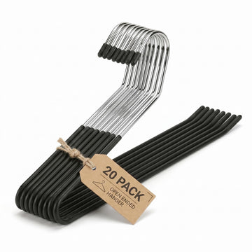 Pants Hangers 20 Pack Open-Ended Metal Pants Hangers Space Saving
