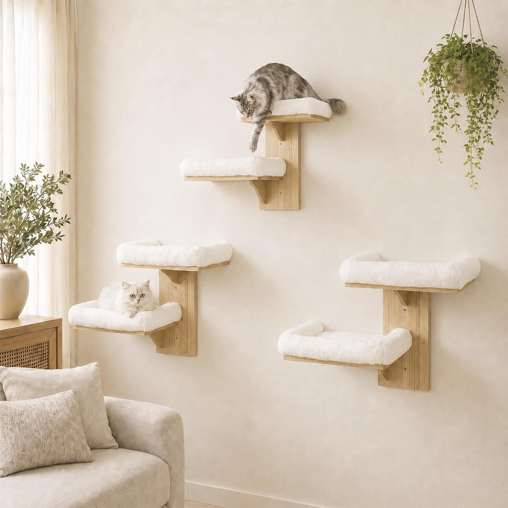 Cat Wall Shelves, Floating Perch for Cats, Wall Mounted Cat Furniture
