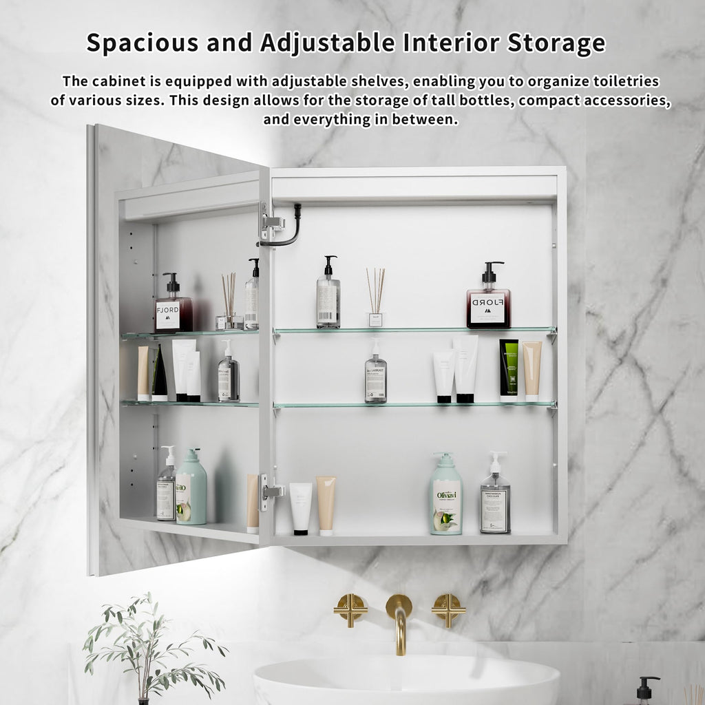 Lighted Medicine Cabinet 24 x 30 Inch