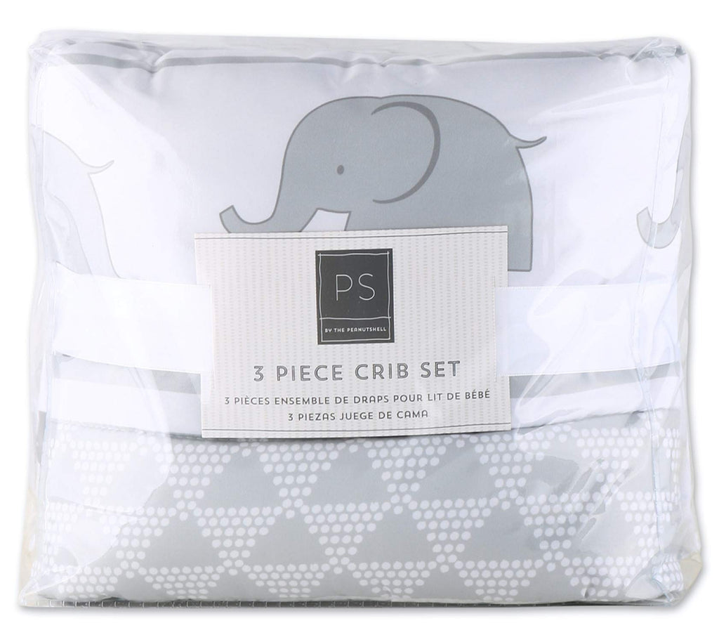 3 Piece Baby Crib Bedding Set for Boys & Girls - Newborn, Infant & Toddler Nursery Bed Set Decor with Fitted Crib