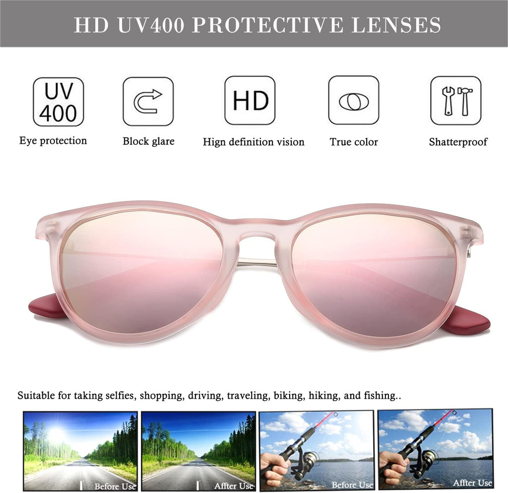 Polarized Kids Sunglasses for Girls Boys, 100% UV Protection for Children Sun Glasses, 50MM