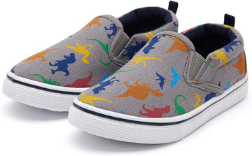 Boys & Girls Slip on Shoes, Toddler Canvas Walking Shoes