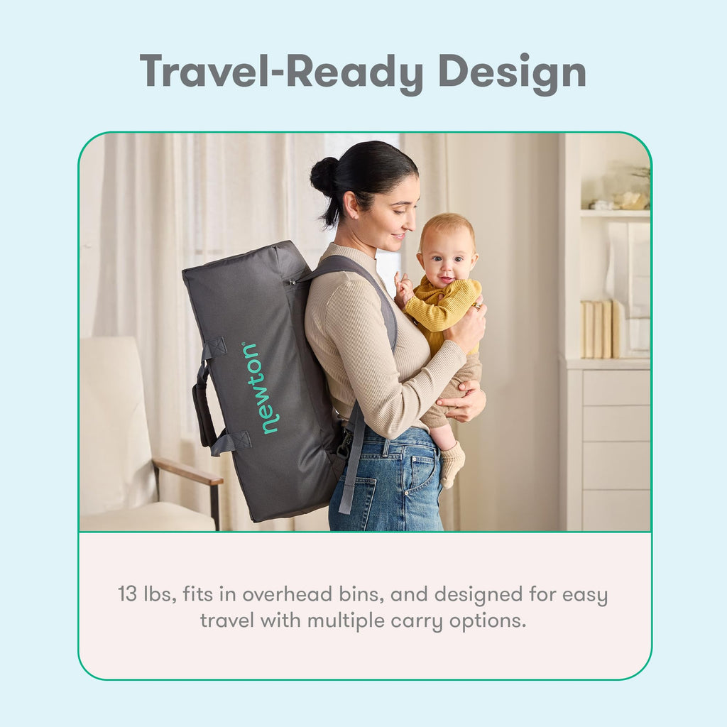 Compact Travel Crib & Play Yard, Carry-On Size - Sand