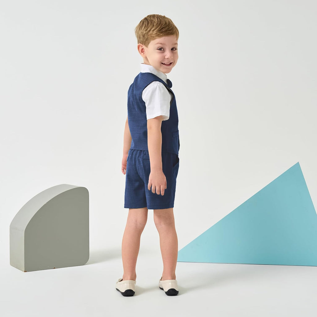 Boys Summer Beach Wedding Guest Ring Bearer Outfit