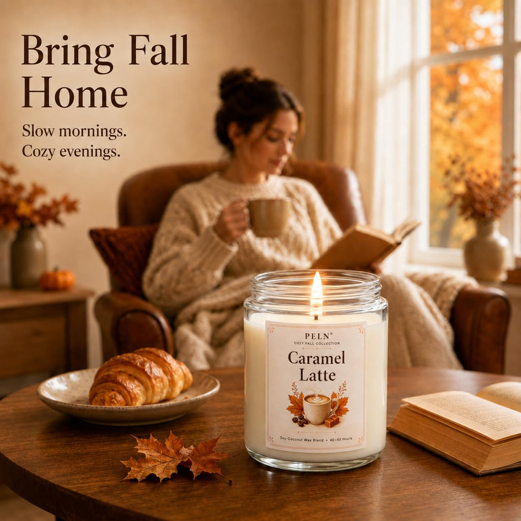 Fall Candles, 6 Pack Fall Scented Candles, Autumn Gift Set