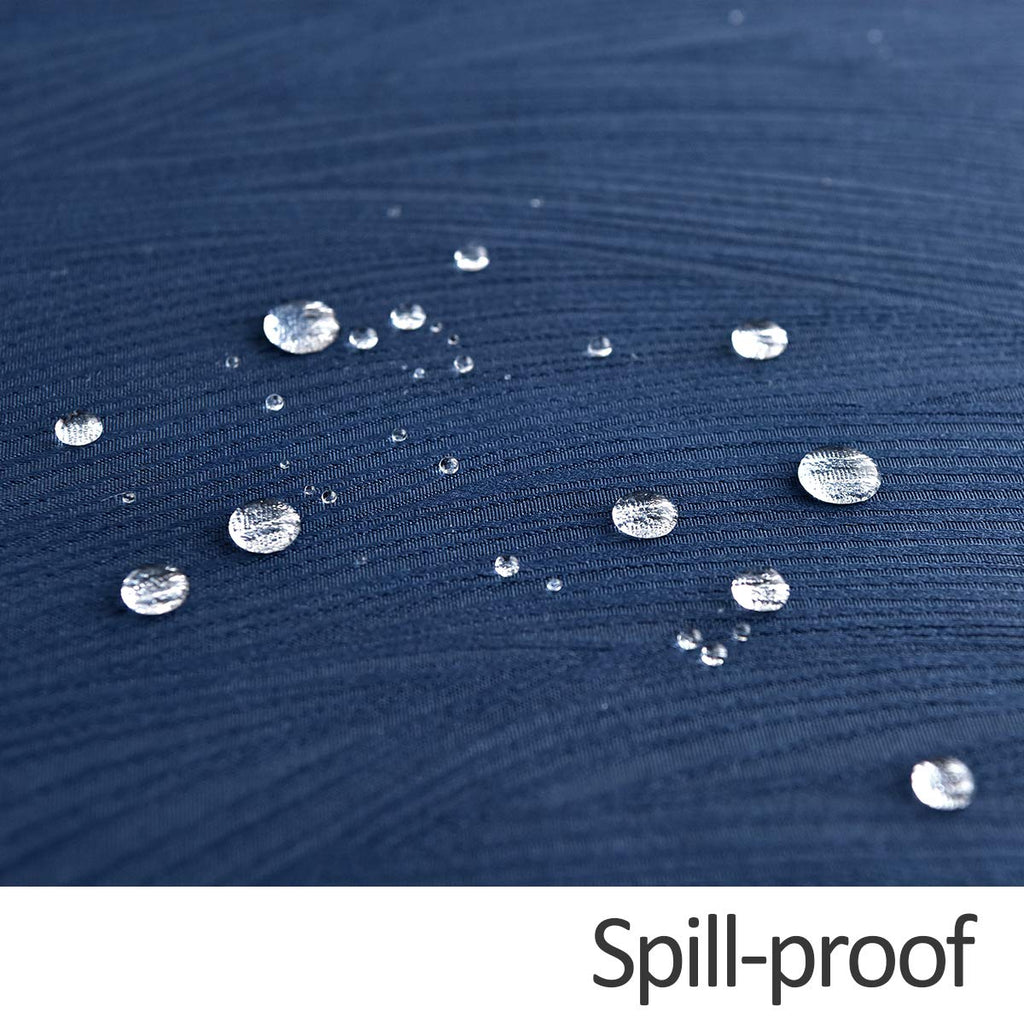 Jacquard Round Table Cloth Swirl Pattern Waterproof Antiwrinkle Heavy Weight Soft Tablecloths for Circular Table