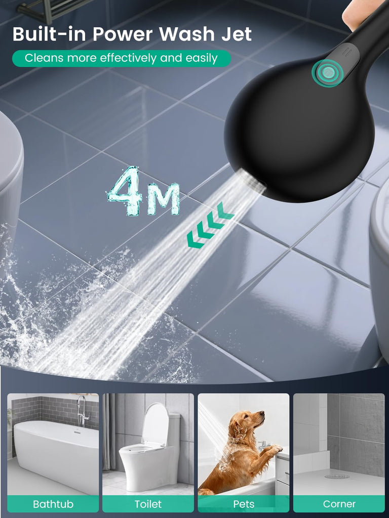 Filtered Shower Head with Handheld, High Pressure ShowerHead with Filters