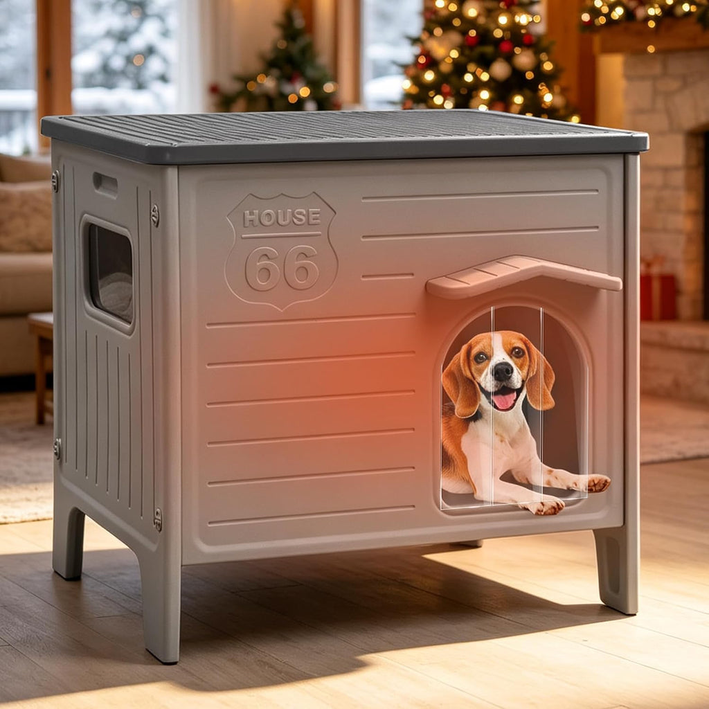 Insulated Dog House for Outside, Weatherpoof Dog House Outdoor Indoor