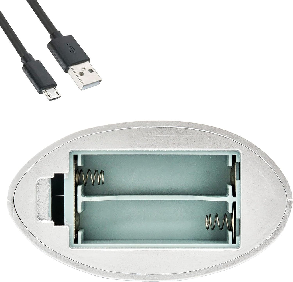 Silver Matte Small Electric , Tree of Life Design Hanukkah , LED, Travel, Light It Anywhere! Batteries or USB