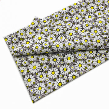 Cotton Fabric by The Yard for Sewing DIY Crafting Fashion Floral Design Full Width cuttable 36 x 43inches (91x109cm)