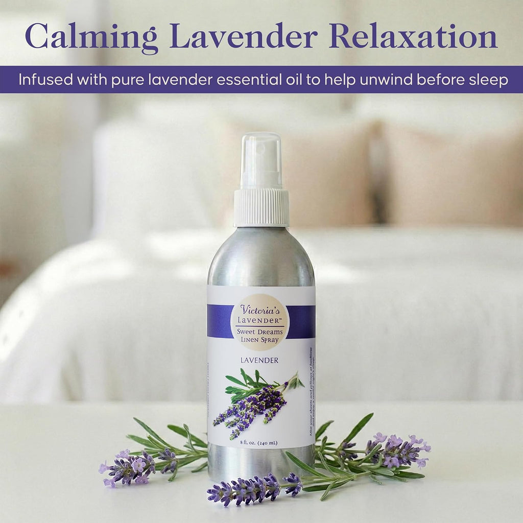 Linen Spray - Aromatherapy Pillow Mist, 2 Pack, 8oz - Set of 2