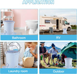 Manual Clothes Dryer Portable Mini Spinner Compact Spin Dryer Non electric Laundry Dryer for RV, Camping, School