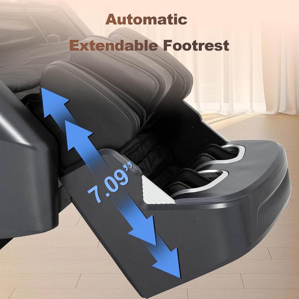 A675 4D Full Body Massage Chair, 172° Flex-SL Track, Calf Kneading | Auto footrest, Yoga stretch, 22 modes, body