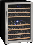22" Wide Cascina Series 47 Bottle Dual Zone Stainless Steel Wine Refrigerator KW