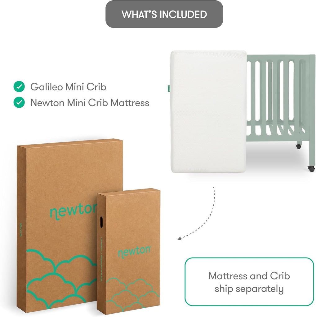 Mini Crib Mattress, Breathable & Washable, 24x38