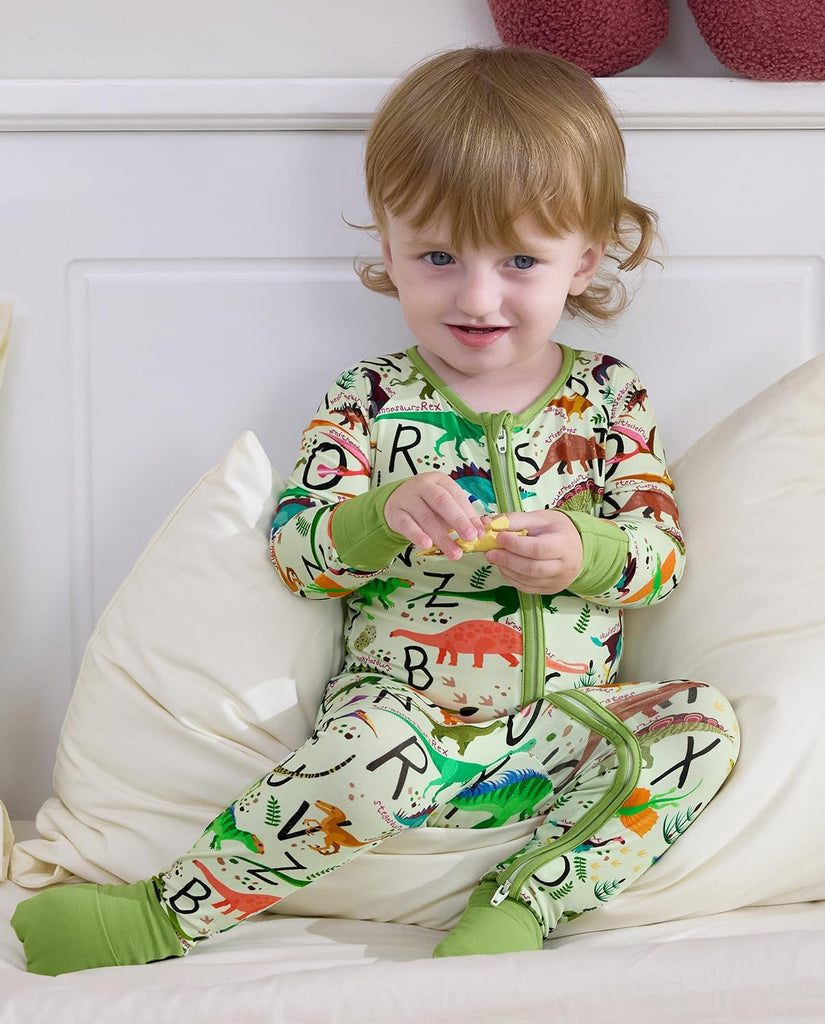 Viscose Baby Footie Pajama, Zipper Sleeper Boys Girls