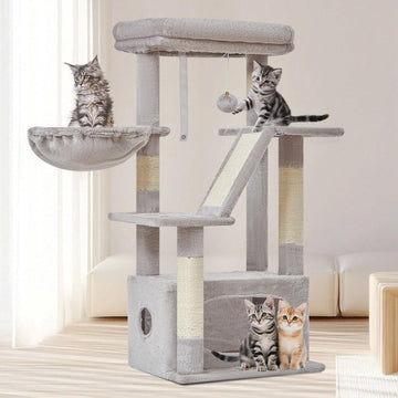 Cat Tree, 38.5In Cat Tower for Indoor Cats, Suitable for Kittens