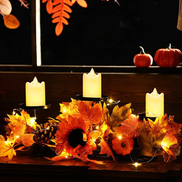 Fall Centerpiece for Table Thanksgiving Decoration Dining Decor