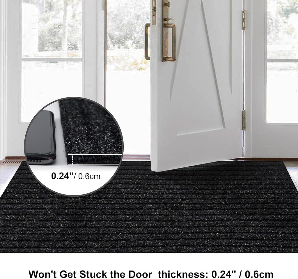 2Ft x 6Ft Outdoor Runner Rug Non Slip Carpet Runner Rubber Backing