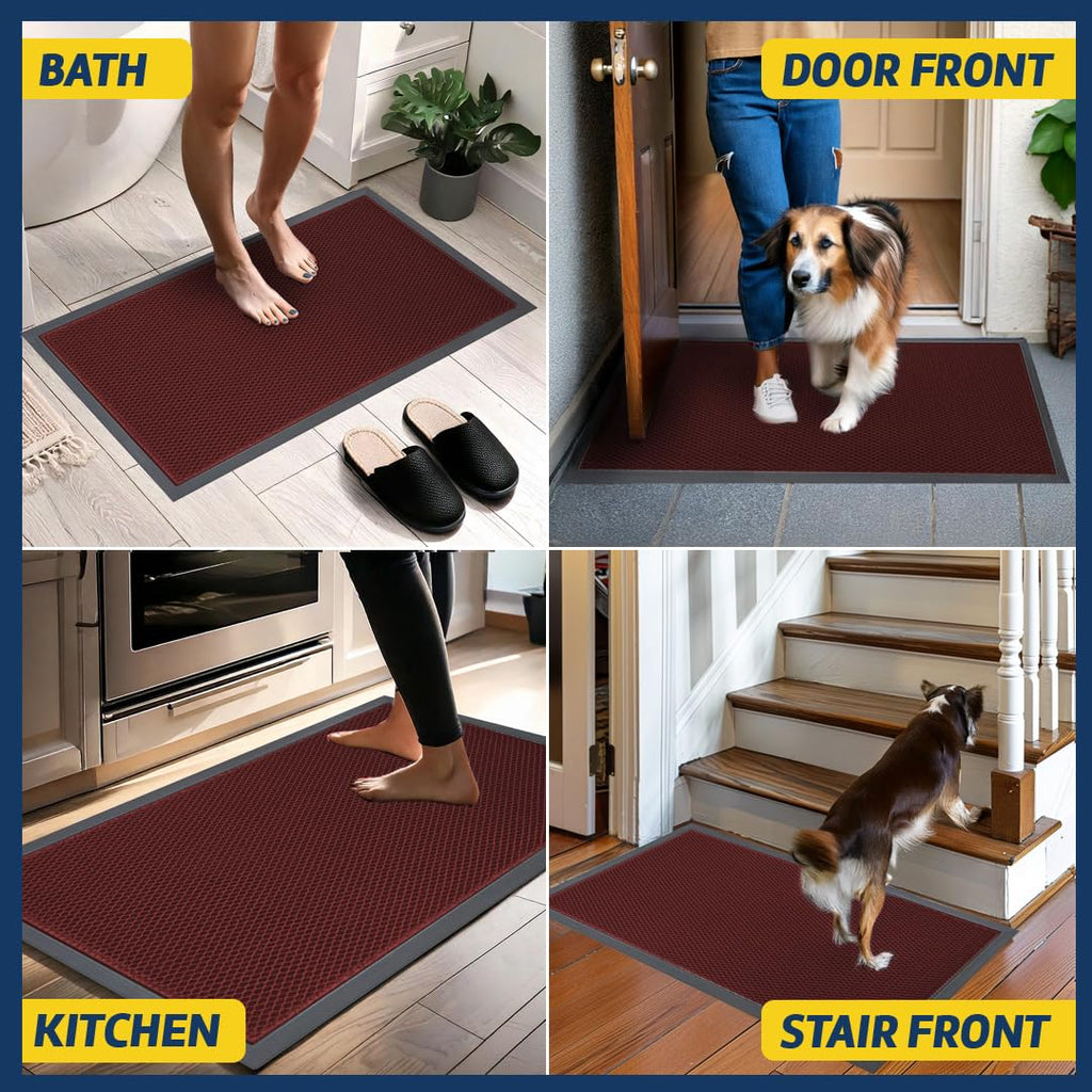Meshy MatTM Door Mat Heavy-Duty Quick-Dry Floor Mat, Sand & Dirt Trapper for Indoor & Outdoor, Ideal for Entrance